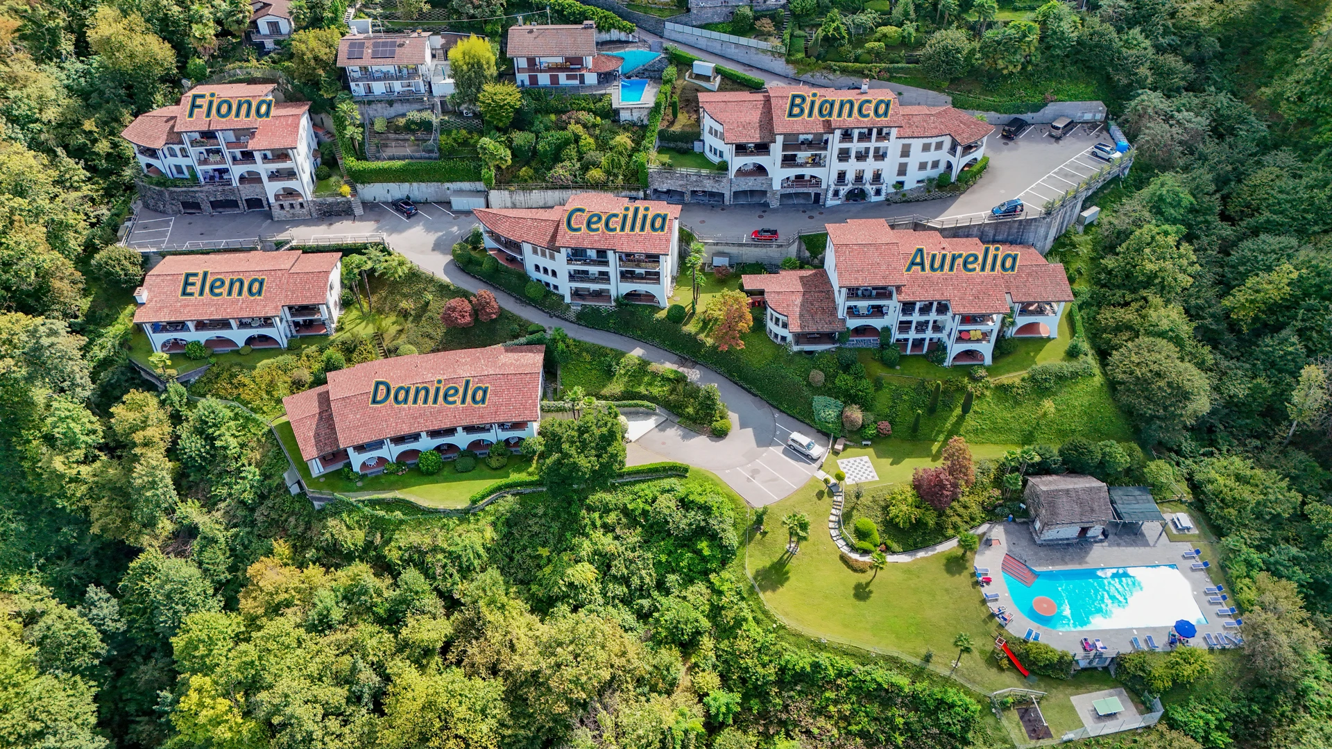 Residenza Viramonte – Die Häuser